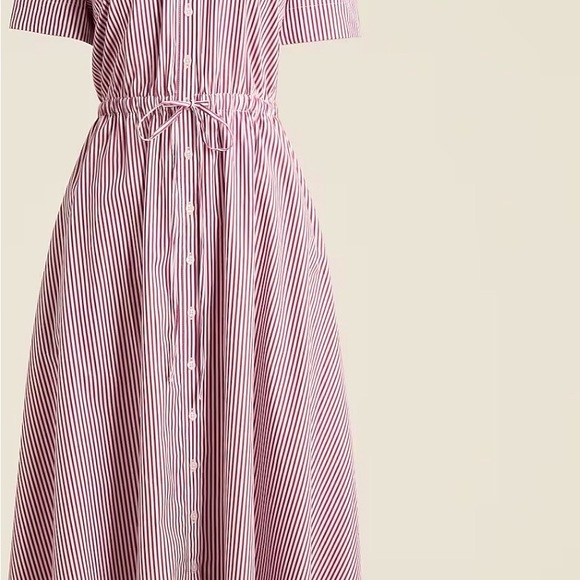 J.Crew Cerise shirt-dress in striped cotton poplin - Picture 3 of 6